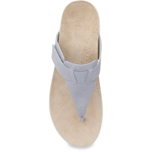 Women's Dansko Cece Thong Sandal Pearl Metallic Size 40