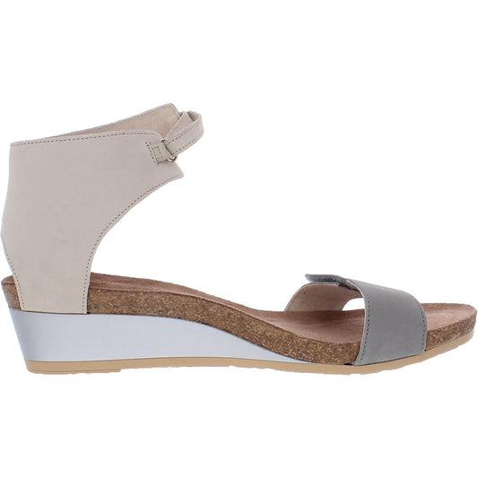 NAOT Women's Prophecy Sandal, light gray nubuck/beige nubuck, 41 Narrow EU (10 US)