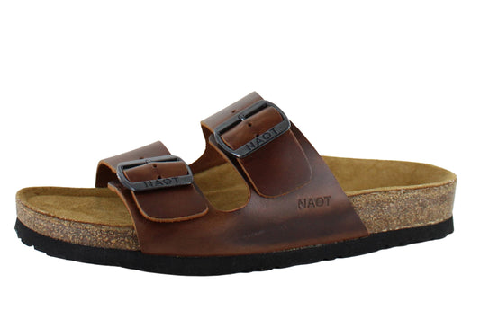 NAOT Footwear Santa Barbara Women's Slide with Cork Footbed and Arch Comfort and Support – Slip On- Lightweight and Perfect for Travel