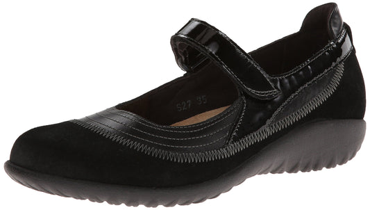 NAOT Footwear Women's Kirei Maryjane with Cork Footbed and Arch Comfort and Support - Lightweight and Perfect for Travel- Removable Footbed
