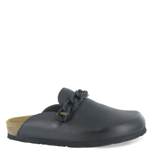NAOT Women's Memphis Clog Soft Black Leather 37