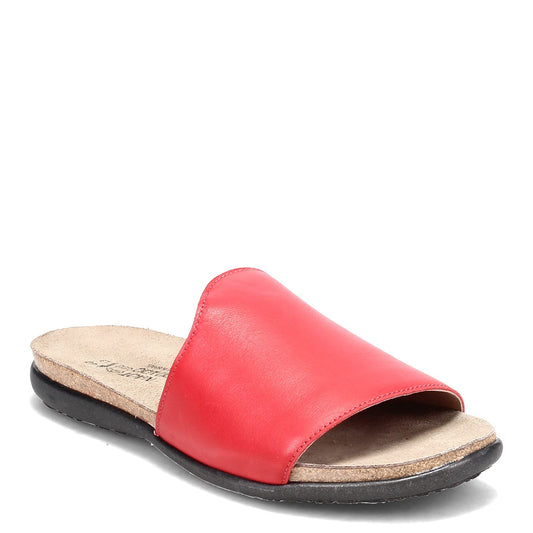 New Naot Women's Skylar Slide Kiss Red Leather 40