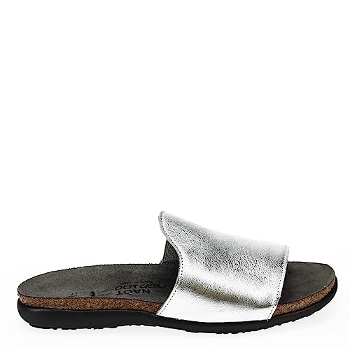 NAOT Footwear Women's Skylar Sandal Soft Silver Lthr 8 N US