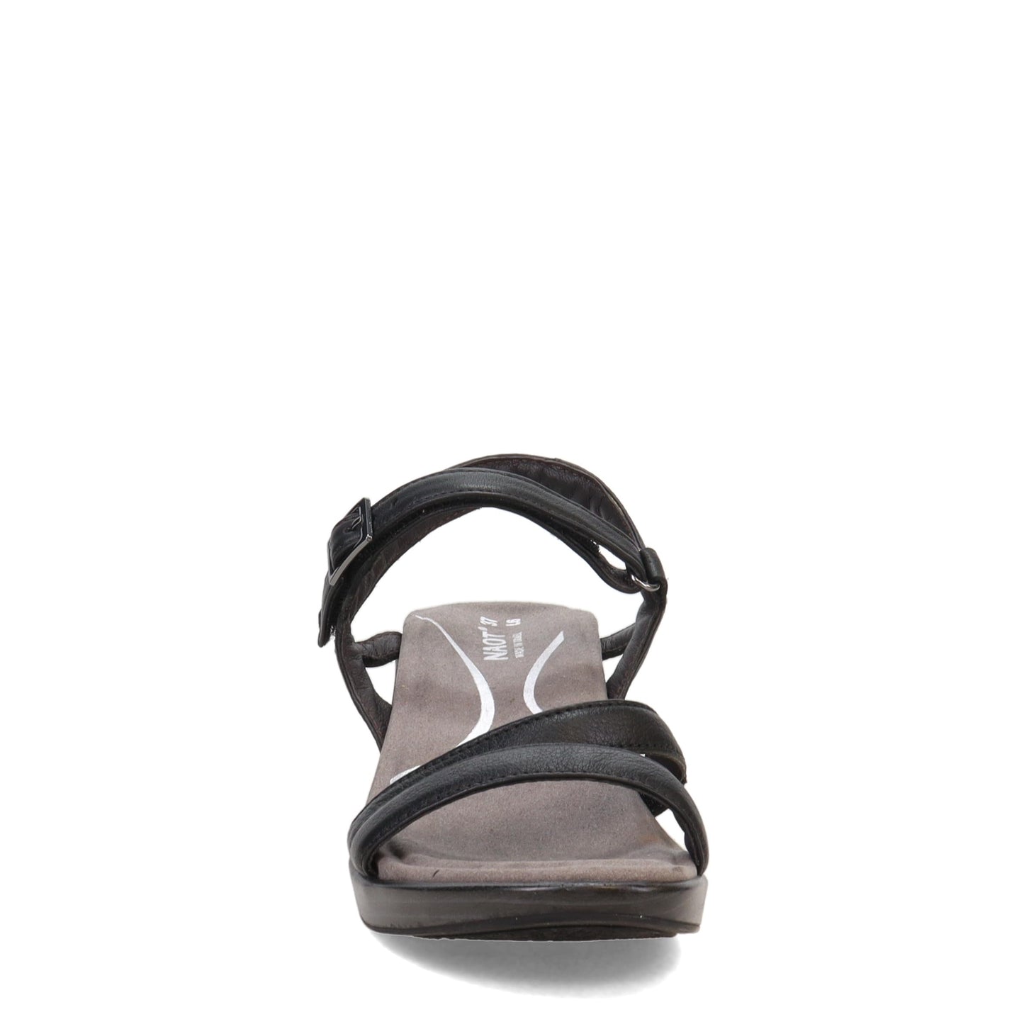 New Naot Women's Bounty Sandal Black Leather 38