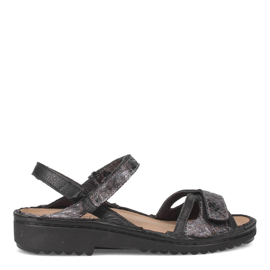 NAOT Footwear Women's Aeres Sandal Mixed Metallic Lthr/Soft Black Lthr 5 M US