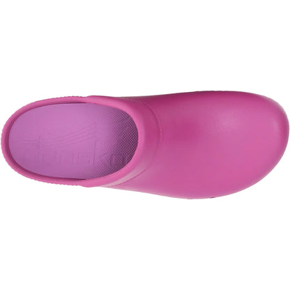 Women's Dansko Kane Slip On Clog Fuchsia Pink Size 39 US 9M