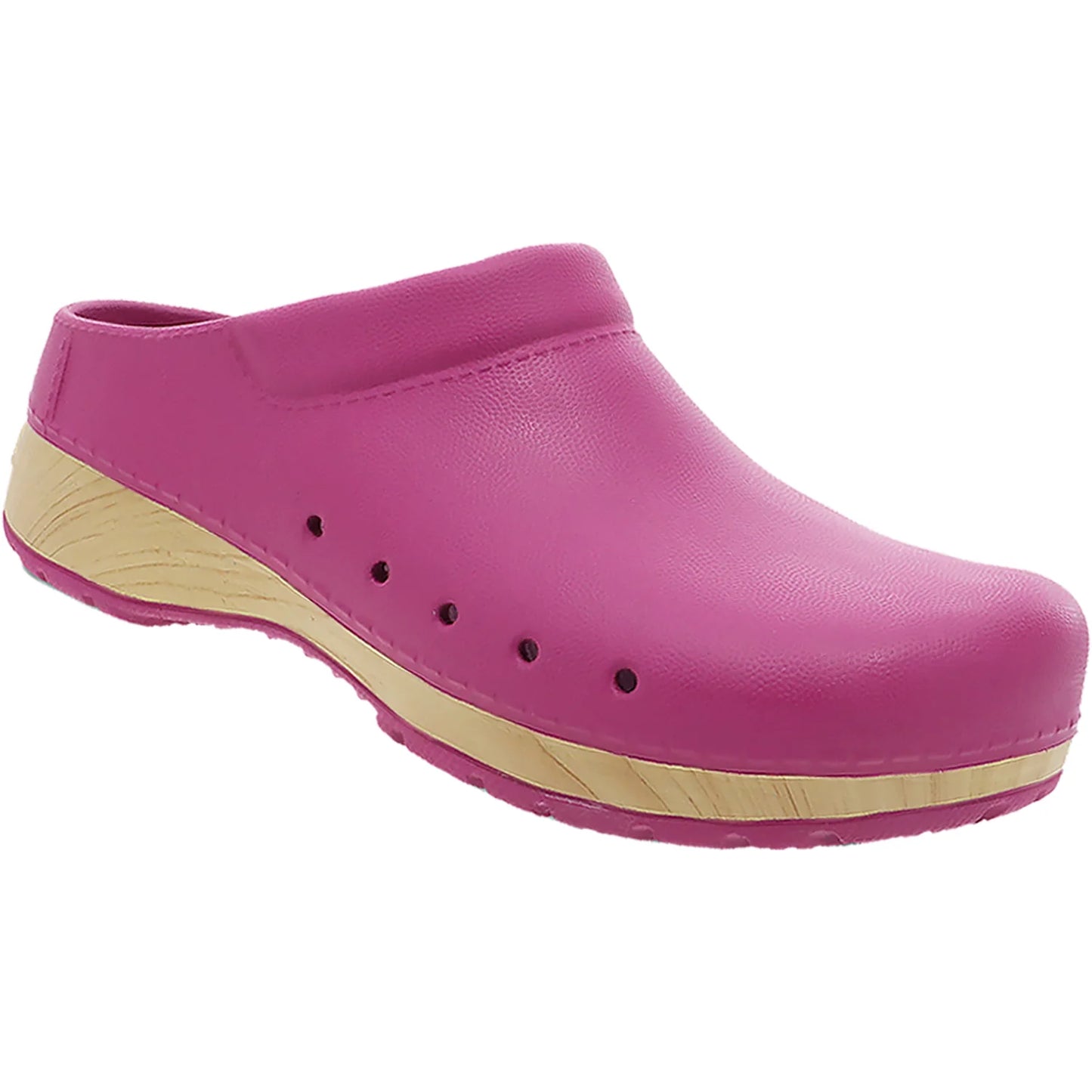 Women's Dansko Kane Slip On Clog Fuchsia Pink Size 39 US 9M