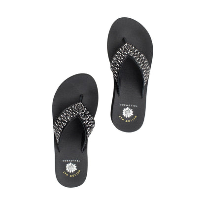 Yellow Box Women's Becca Flatform Flip-Flop, Platform Sandal, MellowMat Collection