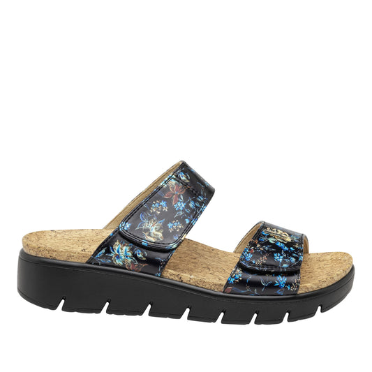 Alegria Rubie Womens Sandal 39 M EU BlueFloral