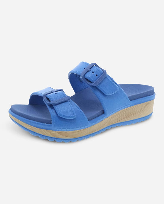 Dansko Kandi Slip-On Adjustable Sandal for Women - Lightweight and Durable, Easy Clean Molded EVA -Natural Arch Technology for Added Support