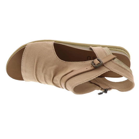Blowfish Malibu Women's Black Wedge Sandals, Malibu Burn