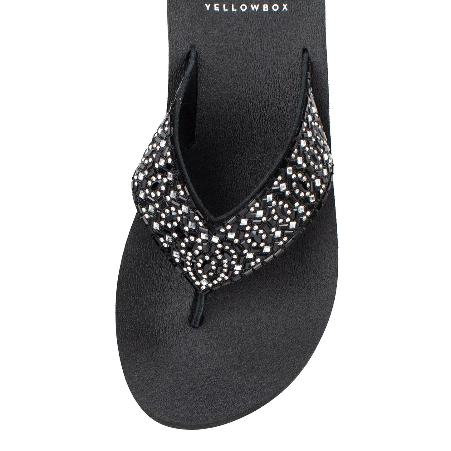 Yellow Box Women's Becca Flatform Flip-Flop, Platform Sandal, MellowMat Collection