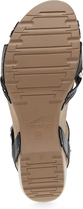 Dansko Women's Tia Fisherman Sandal – Adjustable Leather Wedge