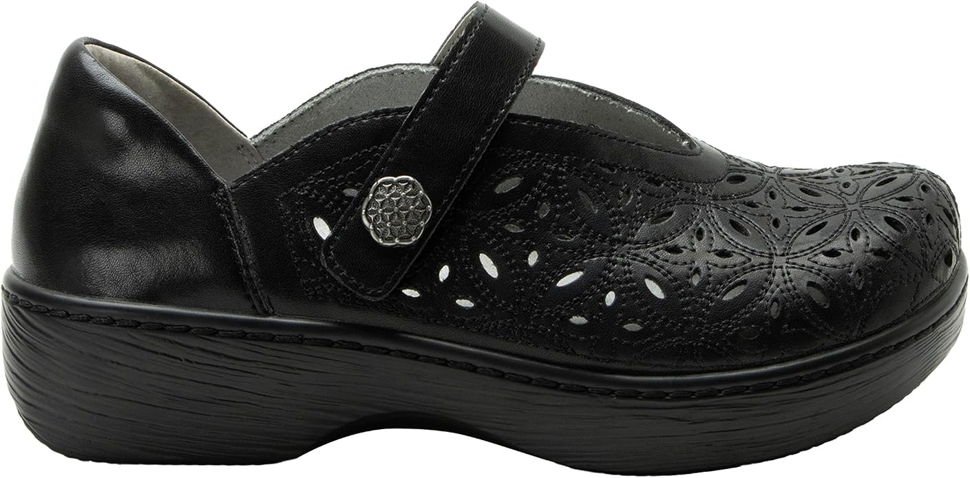 Alegria Women's Opheliah Comfort Shoes V-Cut Leather Mary Jane - Breeze