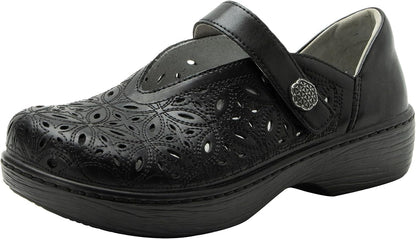 Alegria Women's Opheliah Comfort Shoes V-Cut Leather Mary Jane - Breeze