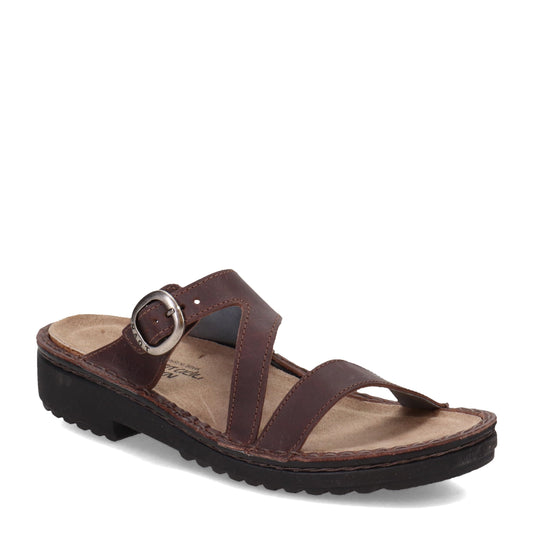 NAOT Women's Brown Haze Leather Geneva 10 B(M) US