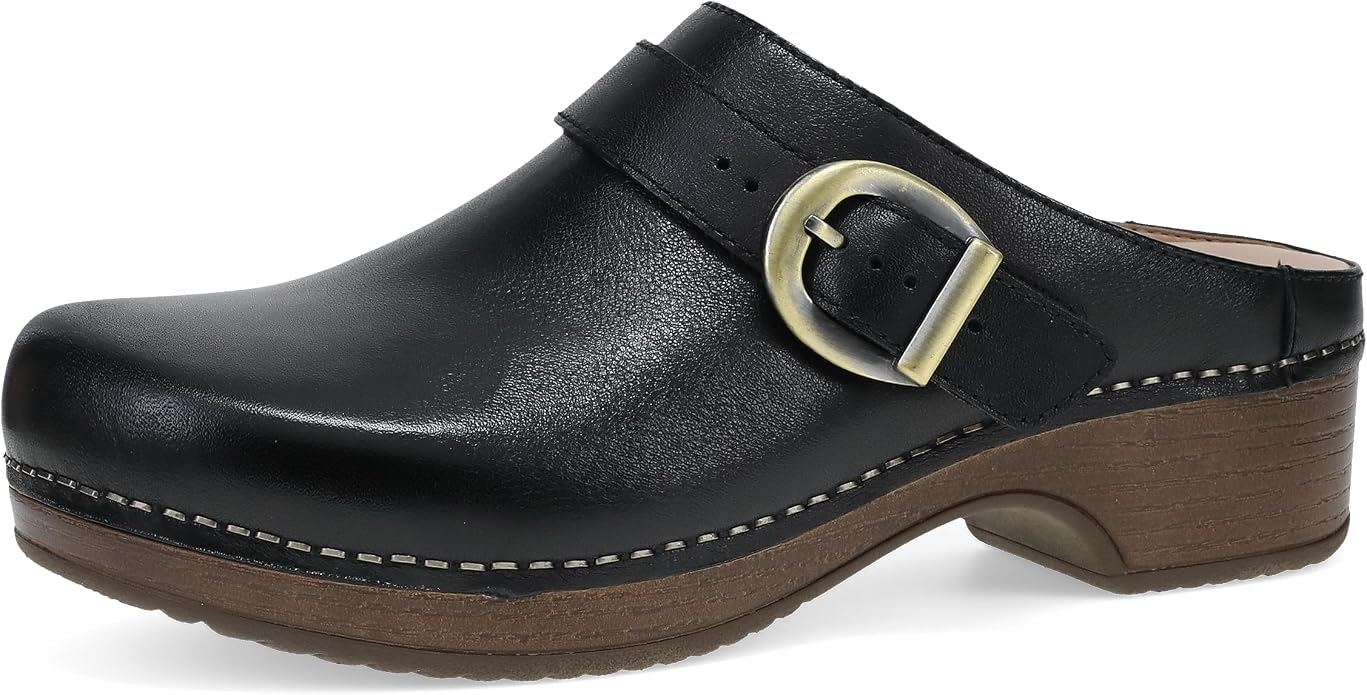 Dansko Women's Baylor Slip-On Mule Clog - Memory Foam and Arch Support - EVA Outsole