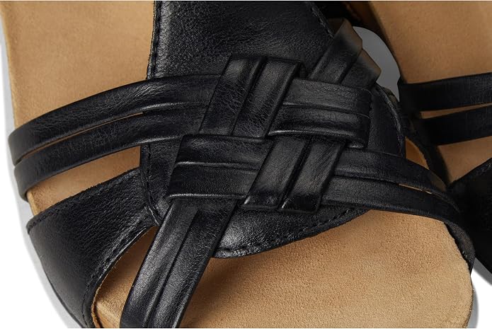 Dansko Women's Tia Fisherman Sandal – Adjustable Leather Wedge