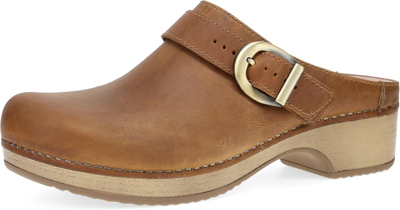 Dansko Women's Baylor Slip-On Mule Clog - Memory Foam and Arch Support - EVA Outsole