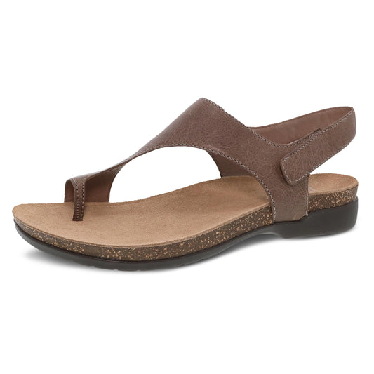 Dansko Reece Sandal for Women - Memory Foam and Cork Footbed for Comfort and Arch Support - Lightweight Rubber Outsole for Long-Lasting Wear- Versatile Casual to Dressy with Hook & Loop Strap