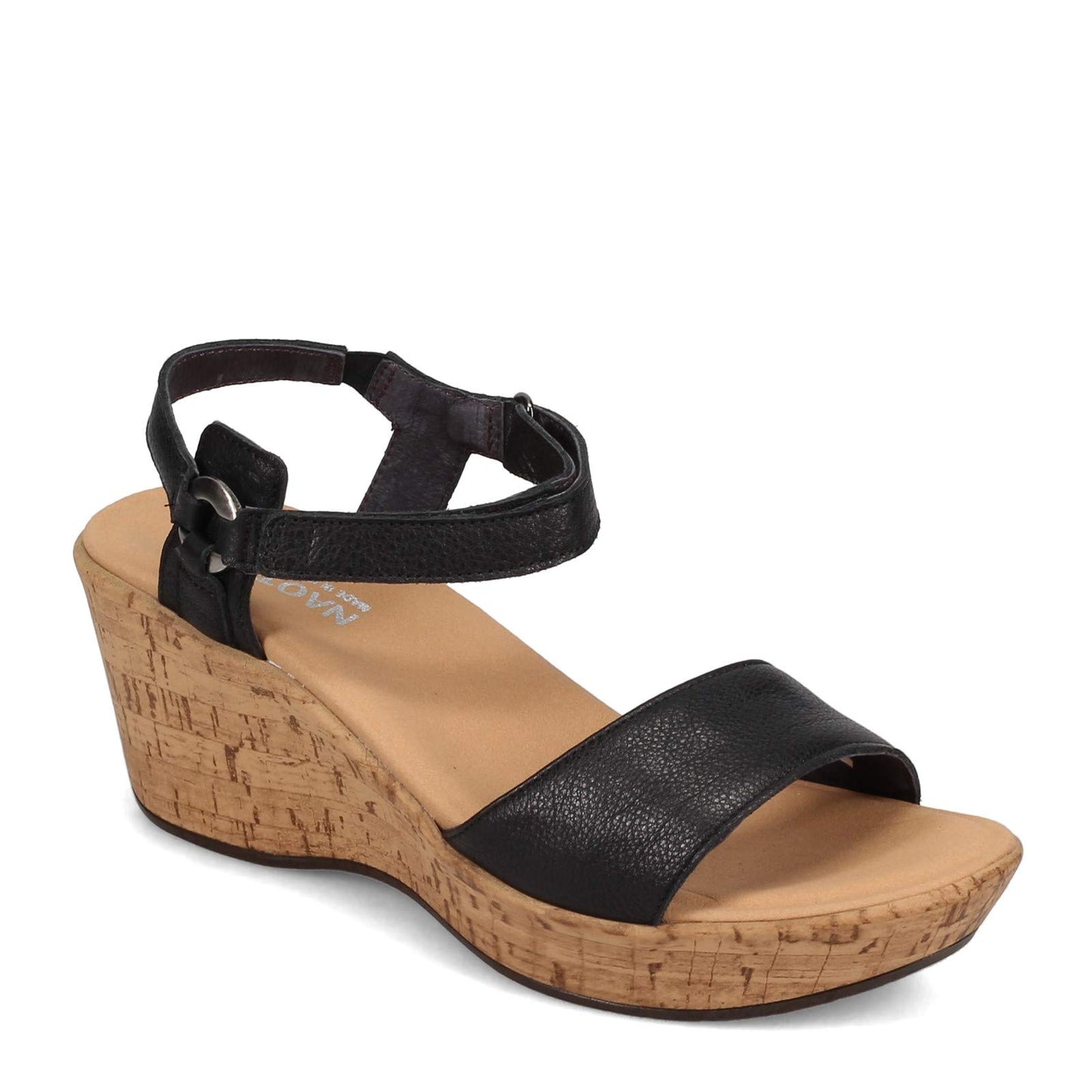 NAOT Footwear Women's Pier Wedge Soft Black Lthr 9 N US