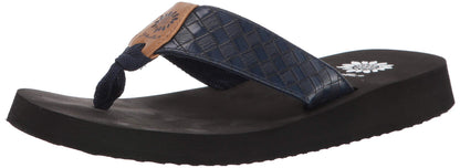 Yellow Box Women's Cocoa Sandal, Blue, 11 M US