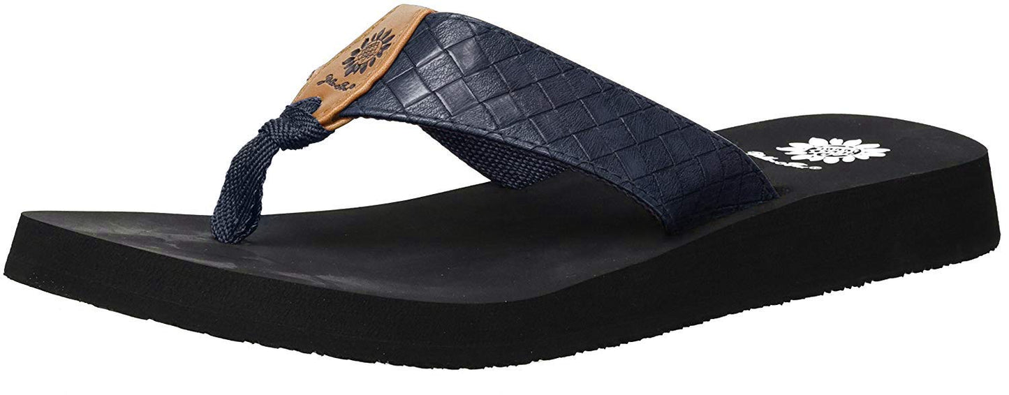 Yellow Box Women's Cocoa Sandal, Blue, 11 M US
