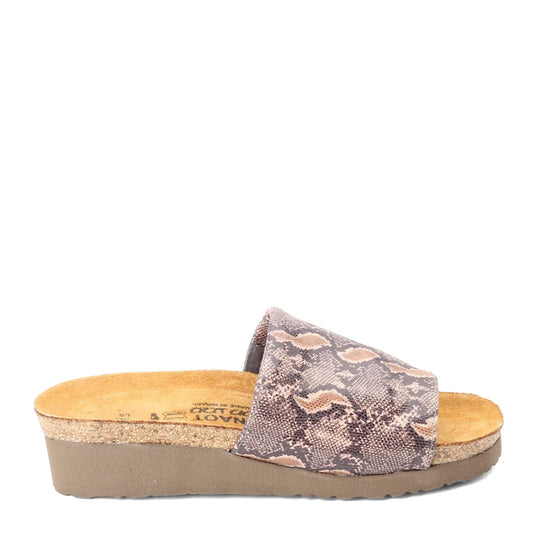 NAOT Women's Alana Sandal Neutral Python Stretch 10 N US