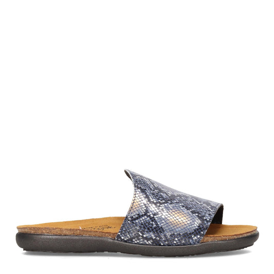 NAOT Women's, Skylar Sandal Navy Snake 38 M
