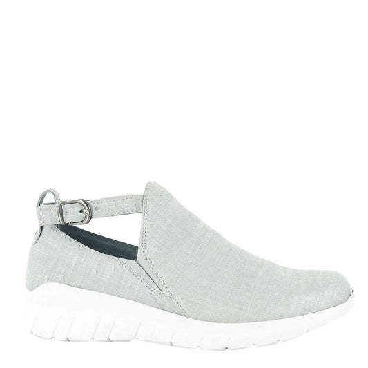 NAOT Footwear Women's Cosmic Shoe Silver Gray Suede 10-10.5 M US