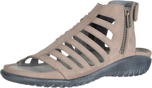 NAOT Footwear Women's Pitau Backstrap Sandal Stone Nubuck 6 M US